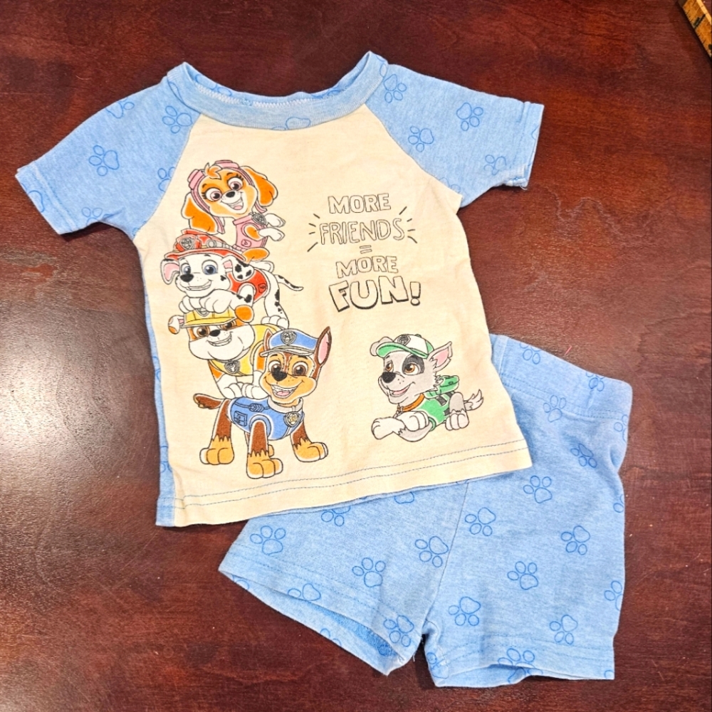 Paw Patrol Nickelodeon Pj's Pajamas 12 Month